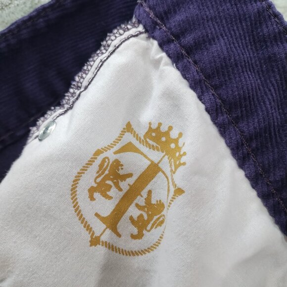 Talbots Dark Purple Straight Leg High Rise Corduroy-Heritage-Sz 8 - Picture 8 of 14